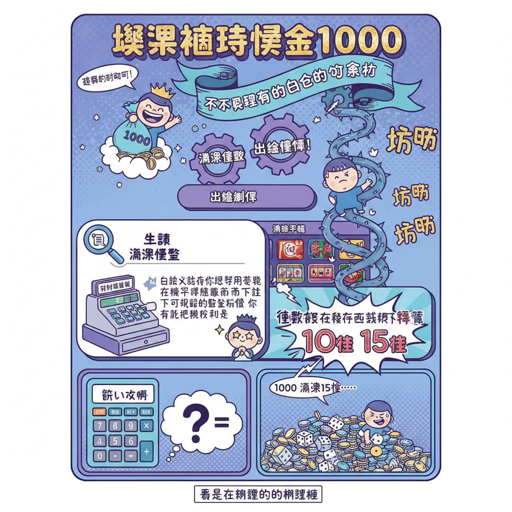 領取娛樂城體驗金1000的流水倍數與出金條件解析