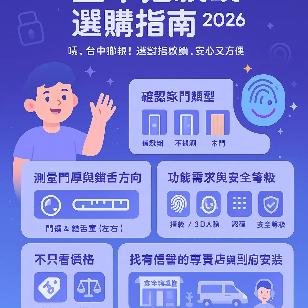 台中指紋鎖 - 指紋鎖
