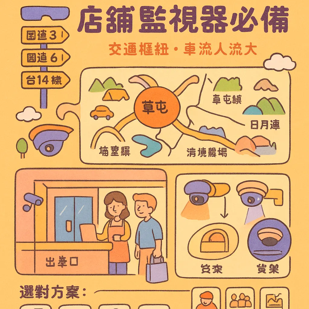 草屯監視器 - 水里鄉